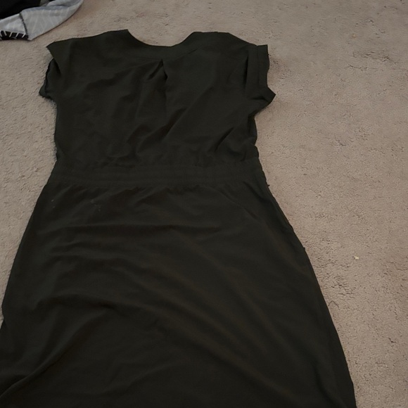 REI dark olive green dress knee length - Picture 6 of 7